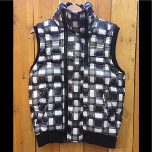 Skechers Plaid Down Puffer Vest